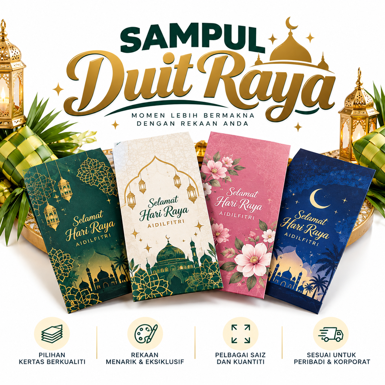 Money Packet, Sampul Duit Raya & Angpow Printing Malaysia | AA Cetak