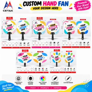 Custom Hand Fan Printing Malaysia | AA Cetak